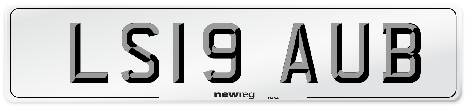 LS19 AUB Number Plate from New Reg